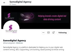 Samodigital Agency Twitter
